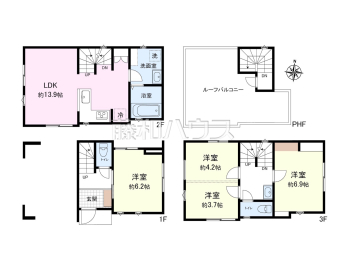 練馬区貫井3丁目　全1棟　新築分譲住宅物件画像