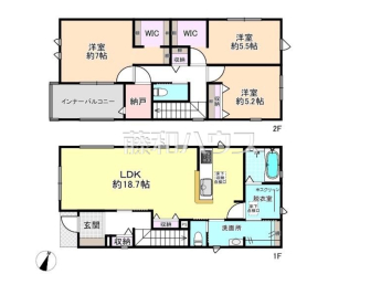 東村山市美住町1丁目　全1棟　新築分譲住宅物件画像