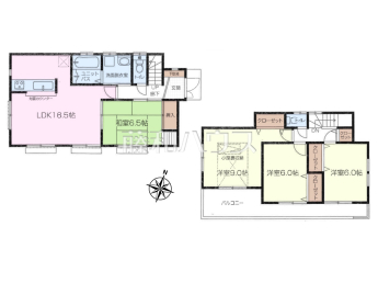 東村山市諏訪町1丁目　中古戸建て物件画像