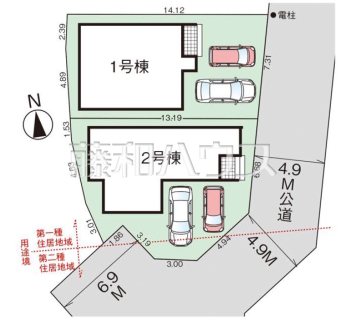 福岡市南区西長住3丁目　全2棟　新築分譲住宅物件画像