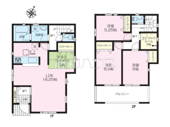 東村山市野口町4丁目　全1棟　新築分譲住宅物件画像