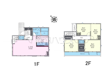 八王子市長房町　全1棟　新築分譲住宅物件画像