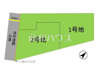 糟屋郡粕屋町原町4丁目　全2区画　宅地分譲物件画像