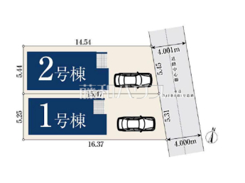 名古屋市守山区西島町002②　全2棟　新築分譲住宅物件画像