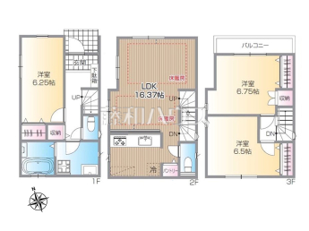 練馬区北町1丁目　全1棟　新築分譲住宅物件画像