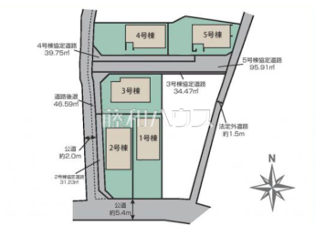 春日井市上条町6丁目　全5棟　新築分譲住宅物件画像
