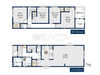 名古屋市守山区小幡宮ノ腰001①1号棟　全1棟　新築分譲住宅物件画像