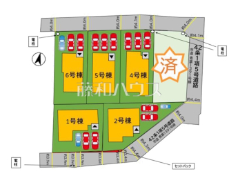 福岡市東区青葉6丁目　全6棟　新築分譲住宅物件画像