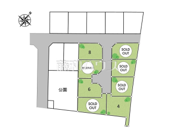 昭島市武蔵野2丁目　全8区画　宅地分譲物件画像
