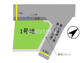 福岡市西区野方5丁目　全1区画　宅地分譲物件画像