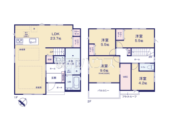福岡市南区野多目5丁目　全1棟　新築分譲住宅物件画像