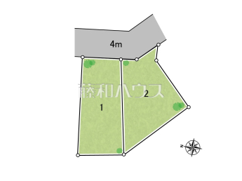 八王子市山田町　全2区画　宅地分譲物件画像