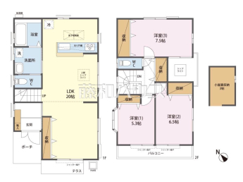 府中市浅間町4丁目　中古戸建物件画像
