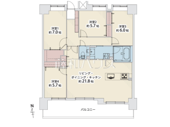 アプローズ香住ヶ丘弐番館物件画像