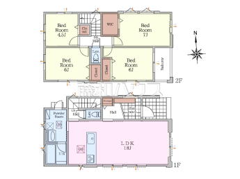 福岡市東区和白5丁目　全2棟／1号棟　新築分譲住宅物件画像