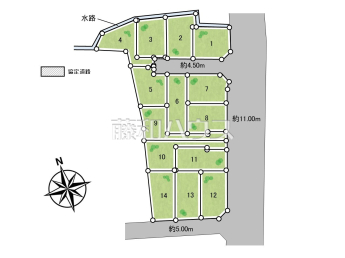 東村山市多摩湖町1丁目　全14区画　宅地分譲物件画像