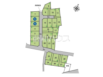 清瀬市下宿2丁目　全28区画　宅地分譲物件画像