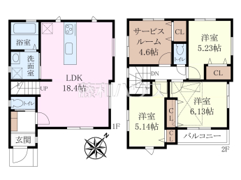 新座市野寺2丁目　全1区画　新築分譲住宅物件画像