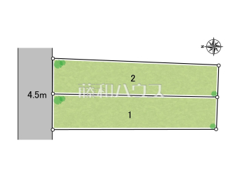 杉並区上井草1丁目　全2区画　建築条件付き売地物件画像