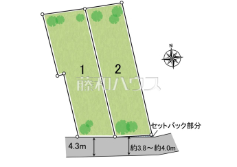 杉並区和泉2丁目　全2区画　宅地分譲物件画像
