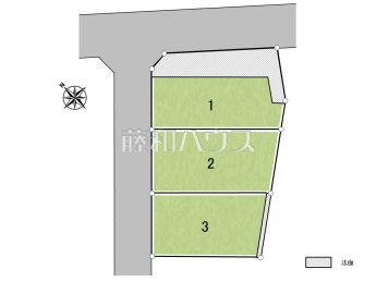 武蔵村山市中藤1丁目　全3区画　宅地分譲物件画像