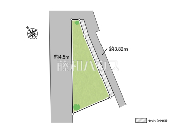 昭島市拝島町2丁目　全1区画　宅地分譲物件画像
