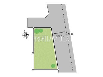 練馬区南大泉4丁目　全1区画　建築条件付売地物件画像