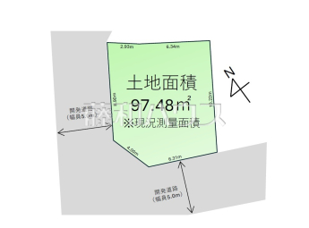東久留米市下里２丁目　全1区画　建築条件付き売地物件画像