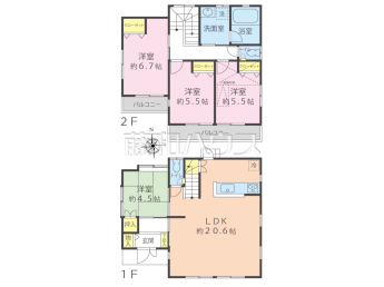 八王子市大谷町　中古戸建物件画像