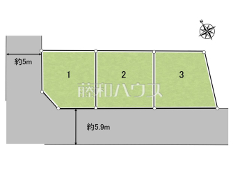 国立市谷保　全3区画　宅地分譲物件画像