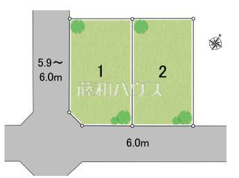 福岡市南区柏原6丁目　全2区画　宅地分譲物件画像