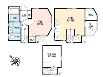 練馬区早宮1丁目　中古戸建て物件画像
