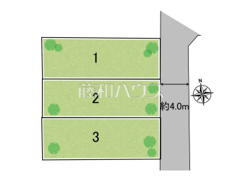 府中市西原町2丁目　全3区画　宅地分譲物件画像
