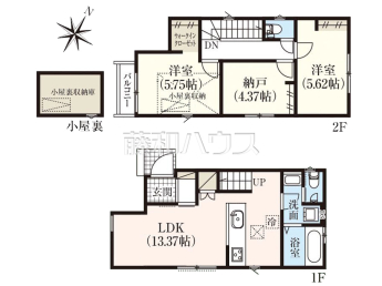 東村山市恩多町1丁目　全1棟　新築分譲住宅物件画像
