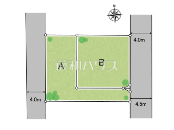 小平市仲町　全2区画　建築条件付売地物件画像