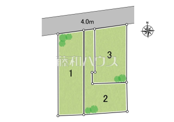 三鷹市中原4丁目　全3区画　宅地分譲物件画像