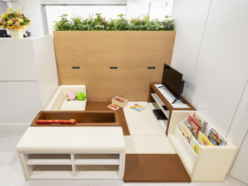 キッズスペースがございます！お子様には楽しく遊んで頂きながら、お打ち合わせに臨んで頂けます。