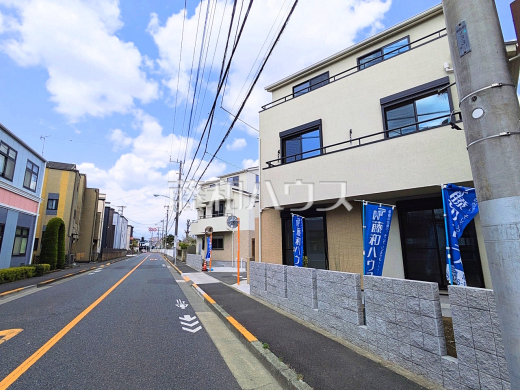 接道状況および現場風景　【三鷹市北野３丁目】