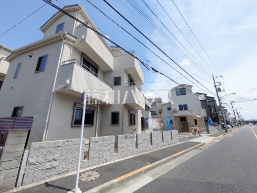 接道状況および現場風景　【三鷹市北野３丁目】