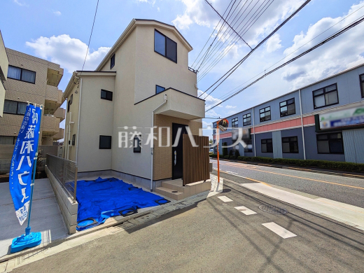 接道状況および現場風景　【三鷹市北野３丁目】