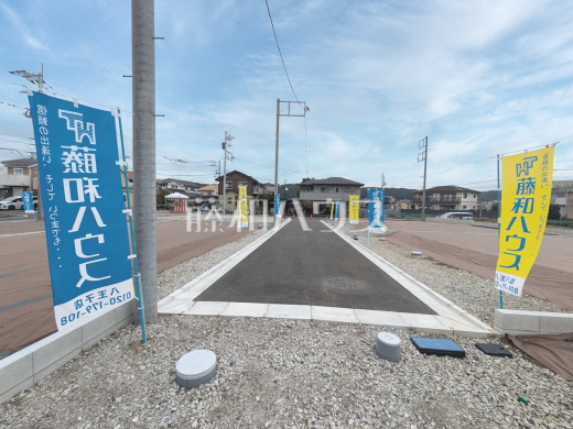 接道状況および現場風景　【八王子市楢原町】