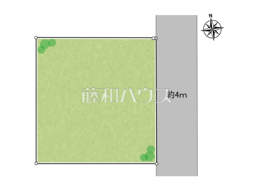 全体区画図　【立川市幸町６丁目】