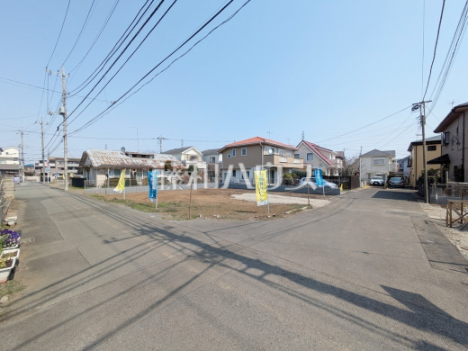 接道状況および現場風景　【立川市若葉町１丁目】