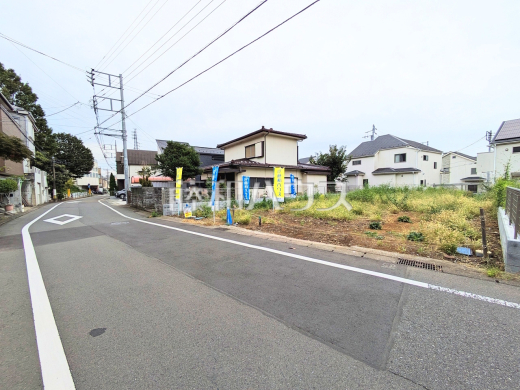 接道状況および現場風景　【日野市西平山５丁目】