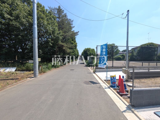 接道状況および現場風景　【西東京市北町５丁目】