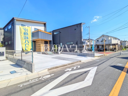 接道状況および現場風景 【日野市大字日野】