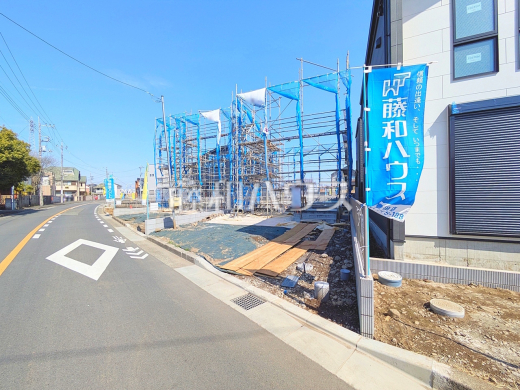 接道状況および現場風景　【日野市大字日野】