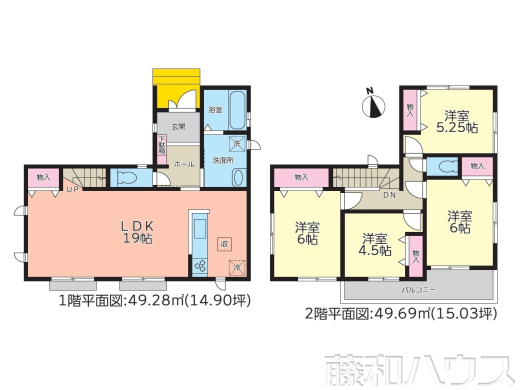C号棟　間取図　【春日井市味美白山町１丁目】
