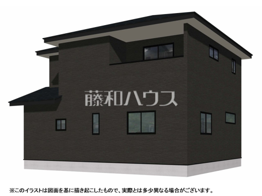 完成予想図（外観）　【福岡市早良区重留１丁目】