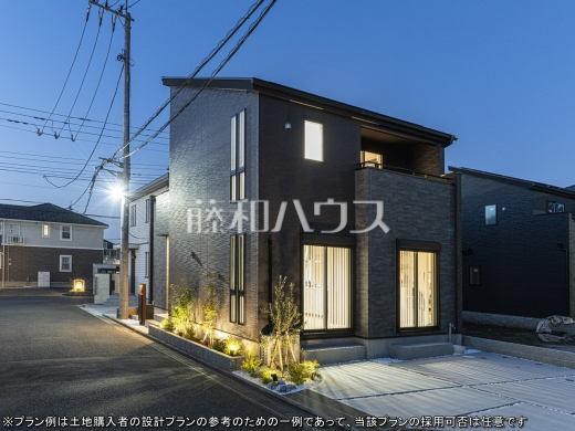 【建物プラン例】プラン例は土地購入者の設計プランの参考のための一例であって、当該プランの採用可否は任意です。　
[参考プラン] 
建物価格：1,870万円（税込）　建物面積：95.86m&sup2;